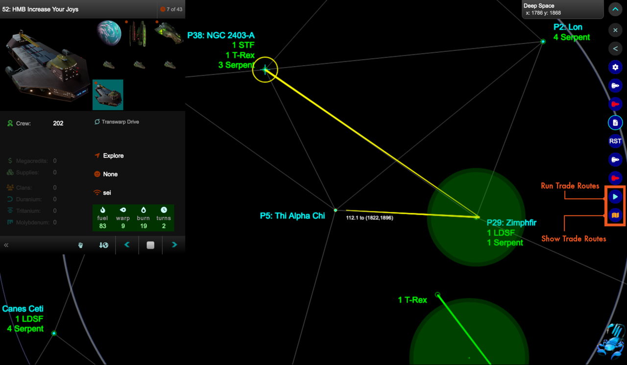 Create A New Trade Route